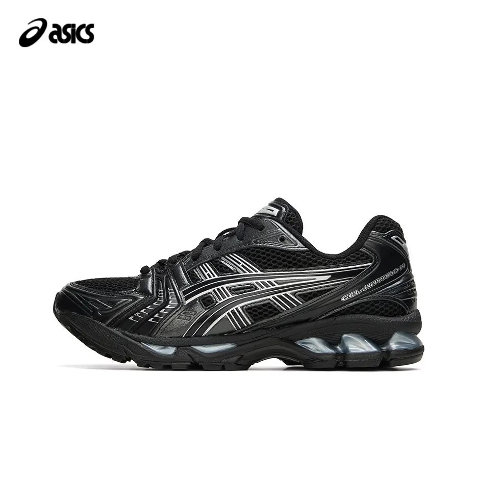 【燕麦格雷】ASICS/亚瑟士 GEL-KAYANO14 轻机能 男女回弹跑鞋 黑色主图