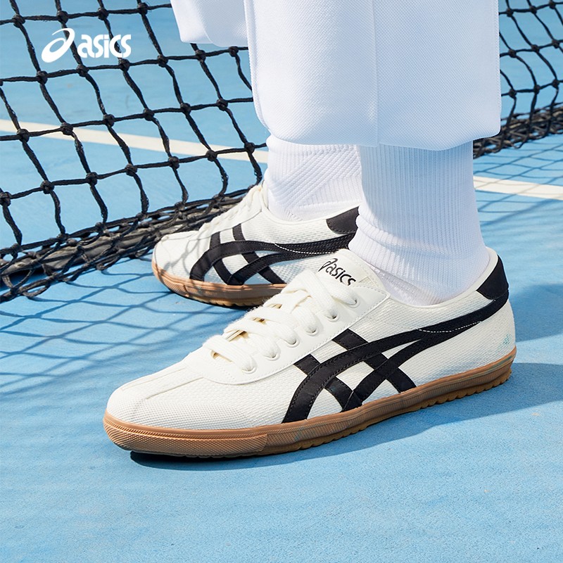 【燕麦风】ASICS亚瑟士德训鞋TSG-110情侣虎爪帆布鞋薄低板鞋主图