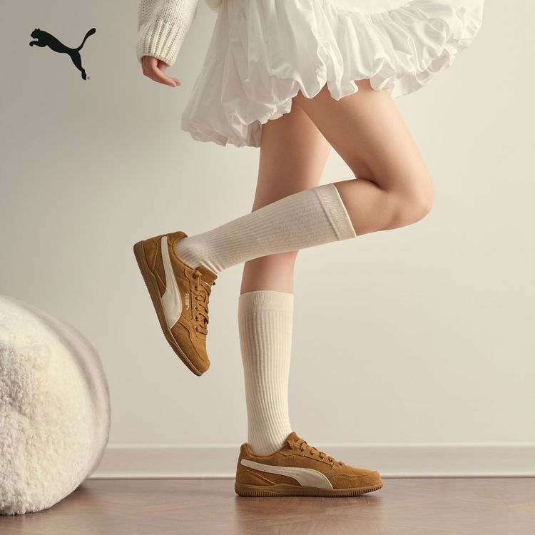 PUMA彪马官方 薄底鞋缓震复古绒面美拉德休闲鞋女 K-MODA 404500主图