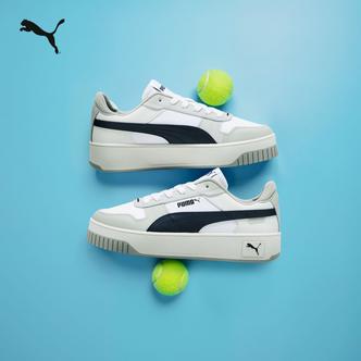 【厚底鞋】PUMA彪马官方复古增高板鞋小白鞋 CARINA STREET 389390主图