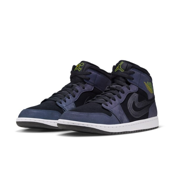 NIKE/耐克官方正品AJ1 男款中帮空中大灌篮系列休闲鞋 IX6374-001主图