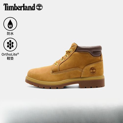 Timberland添柏岚官方踢不烂男鞋中帮大黄靴户外防水抓地|A2JVE主图