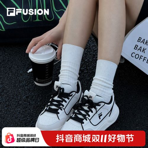 斐乐BANKII|FILA潮牌运动板鞋时尚情侣鞋2026新款流行百搭小白鞋Q主图