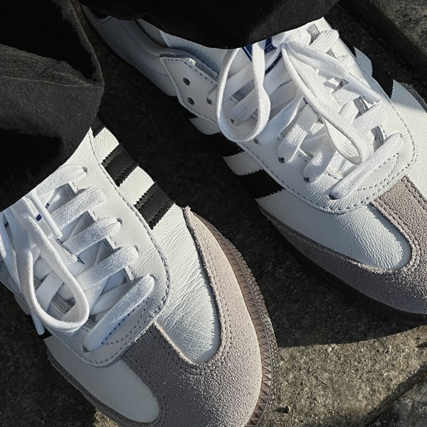 ADIDAS SAMBA OG SHOES 苏翊鸣同款经典运动鞋「T头鞋」白色 B75806主图
