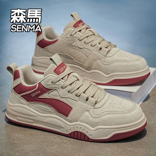 SENMA/森马男鞋秋季百搭休闲板鞋青少年低帮运动厚底增高小白潮鞋主图