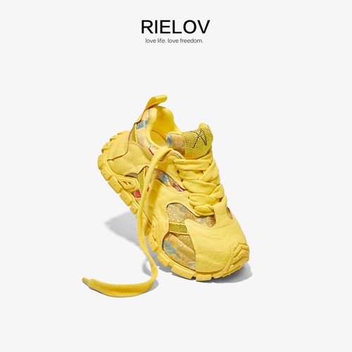 【RIELOV】增高7cm时尚潮流百搭女士休闲鞋流行女款女鞋鞋子26818-5主图