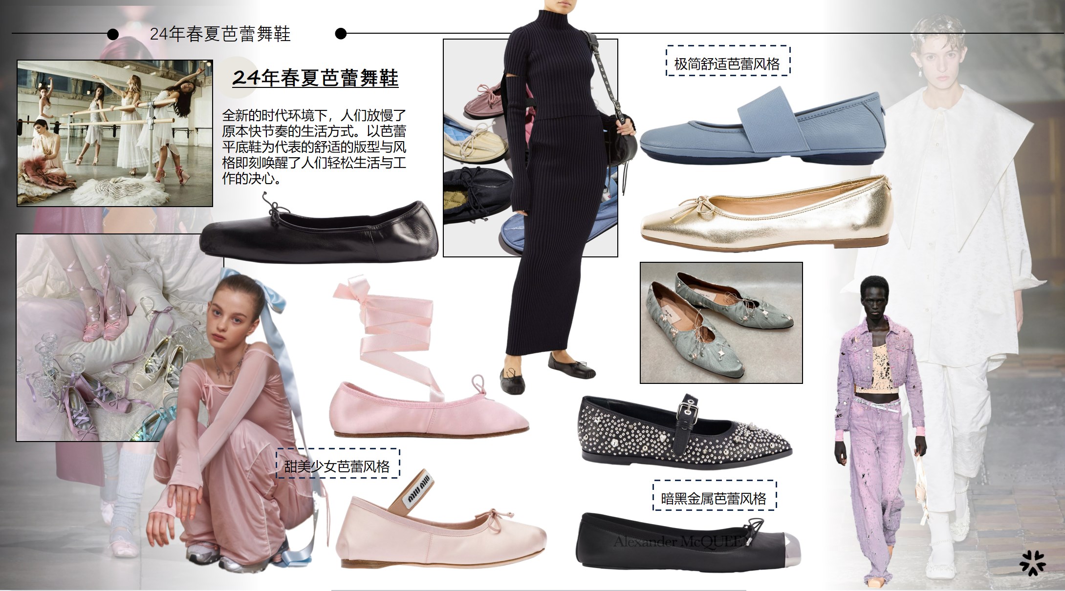 24年春夏芭蕾舞鞋主视觉图