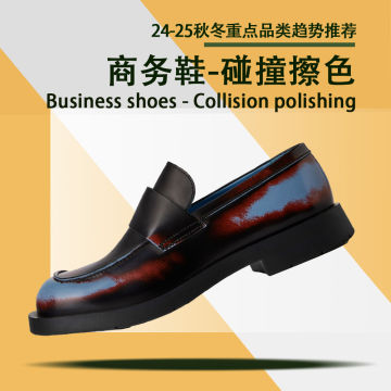 24秋冬重点品类趋势推荐（商务鞋-碰撞擦色）封面图