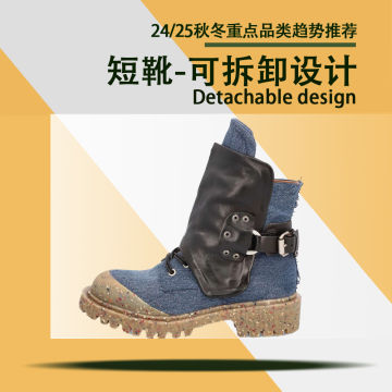 24秋冬重点品类趋势推荐（短靴-可拆卸设计)封面图