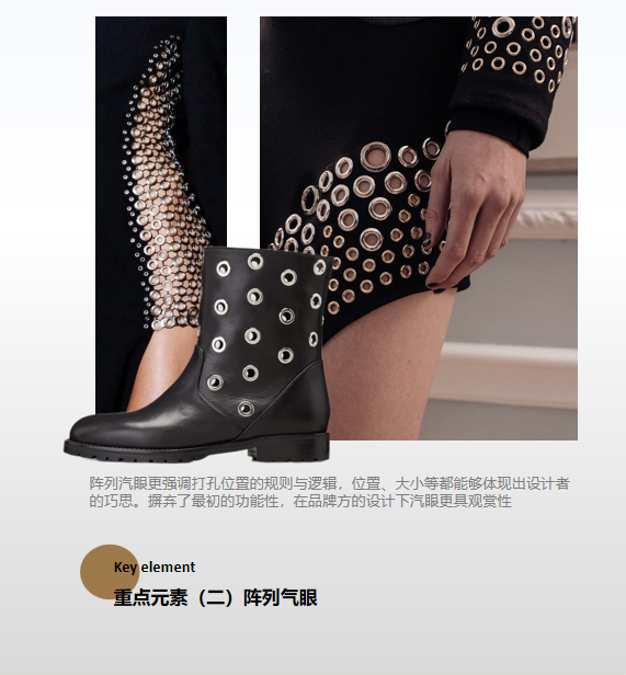 24秋冬重点品类趋势推荐（短靴-阵列气眼）主视觉图