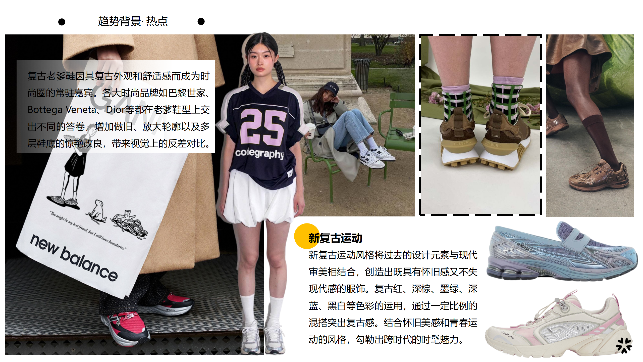 25春夏重点单品分析复古老爹鞋图片