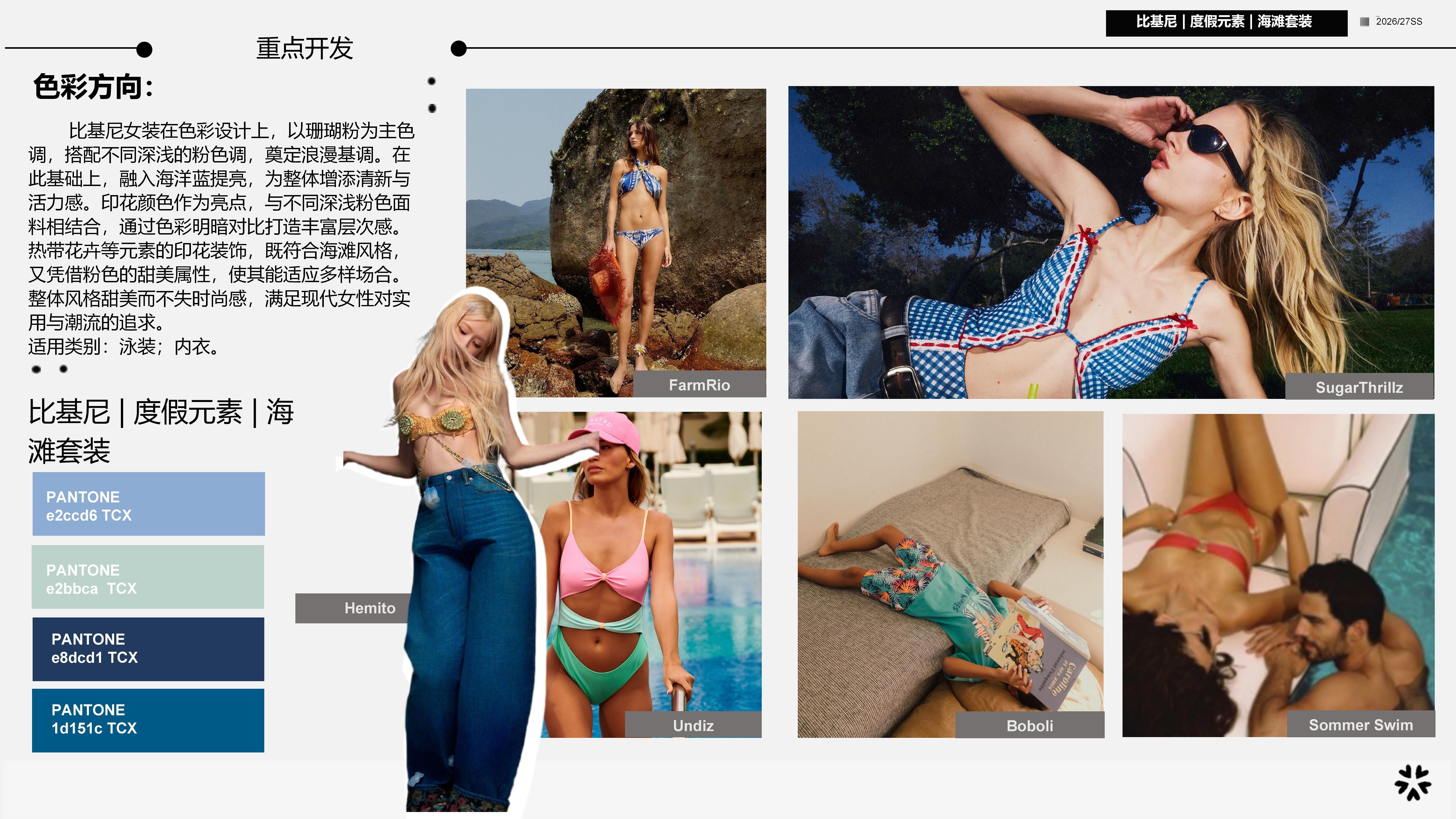 2627春夏服装选品比基尼女装图片