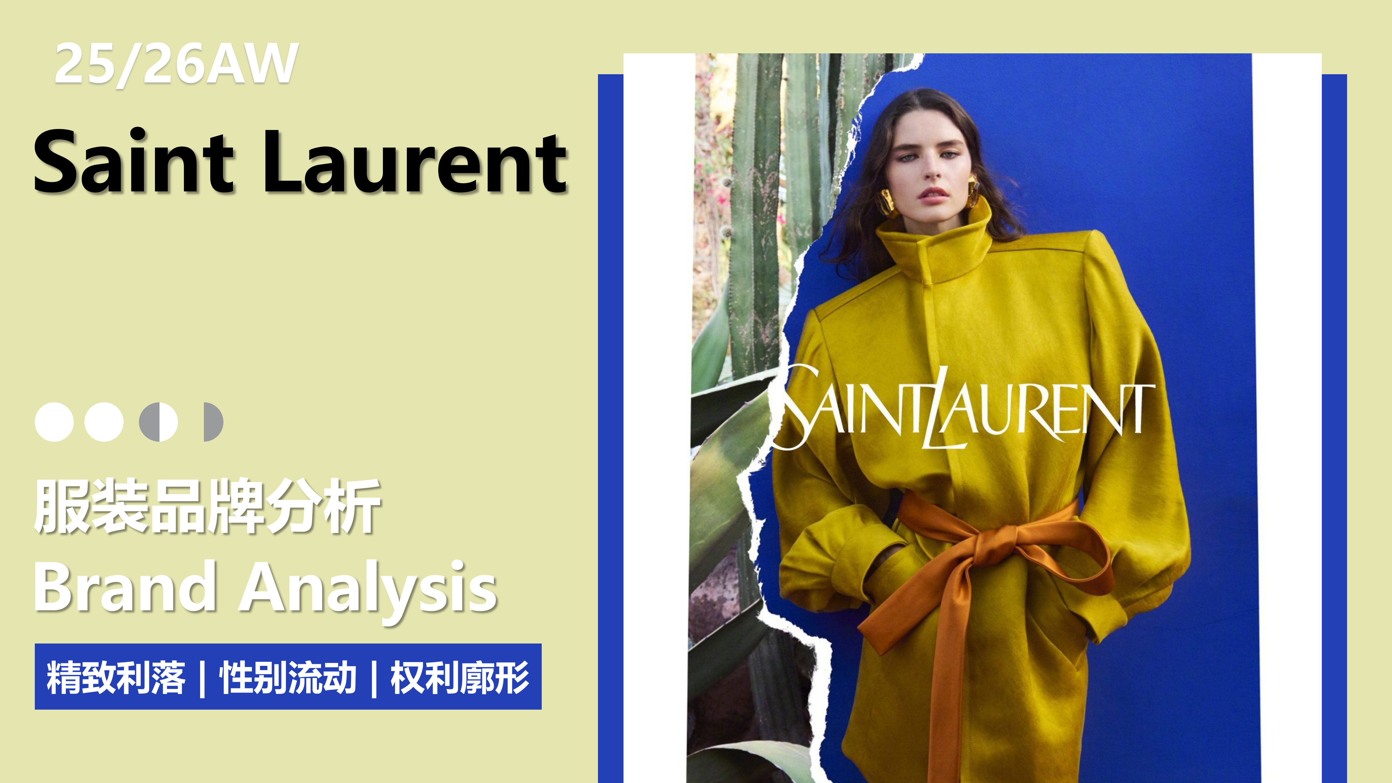 2526秋冬品牌分析YSL图片