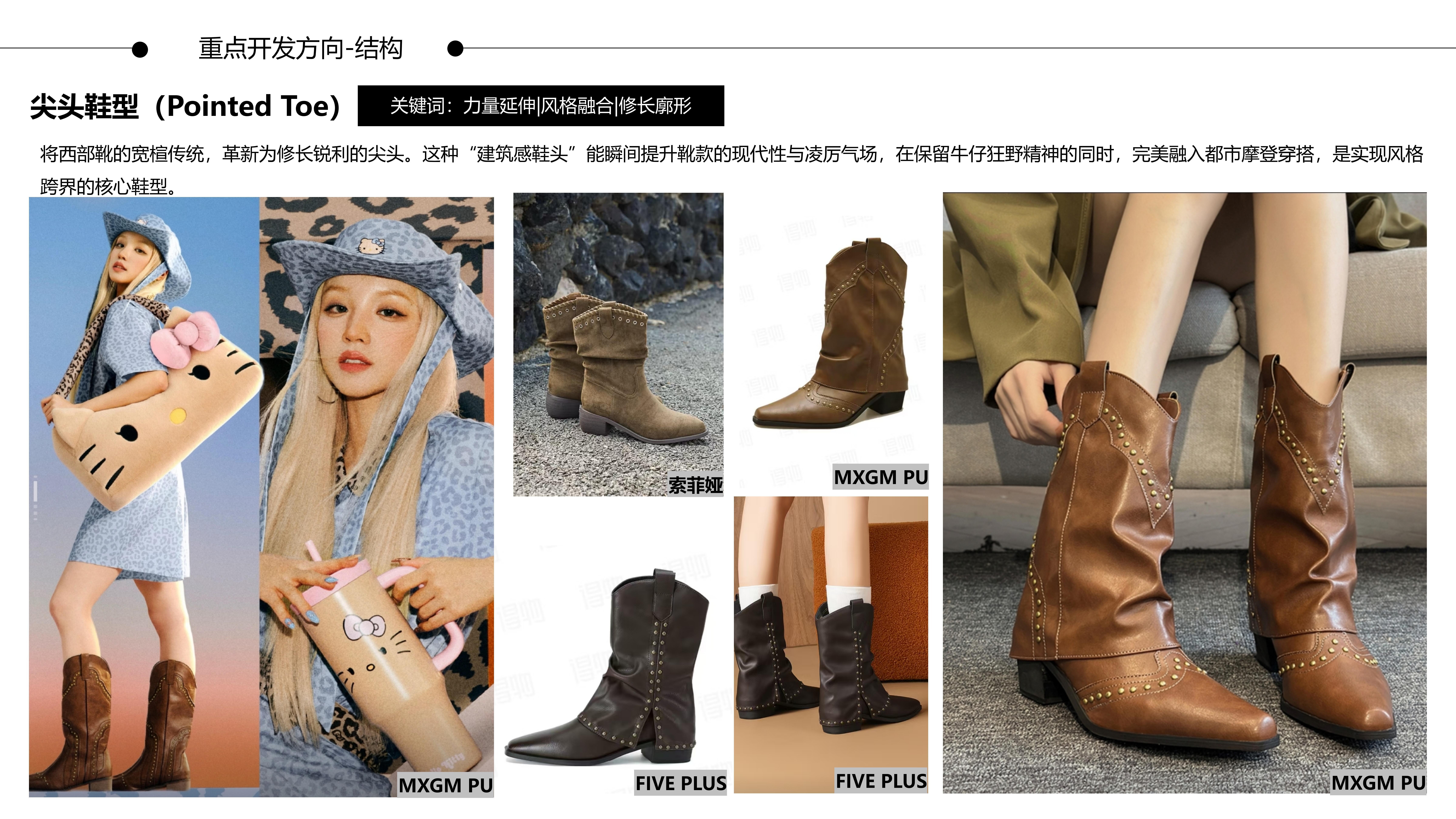 26秋冬重点单品分析西部牛仔靴图片