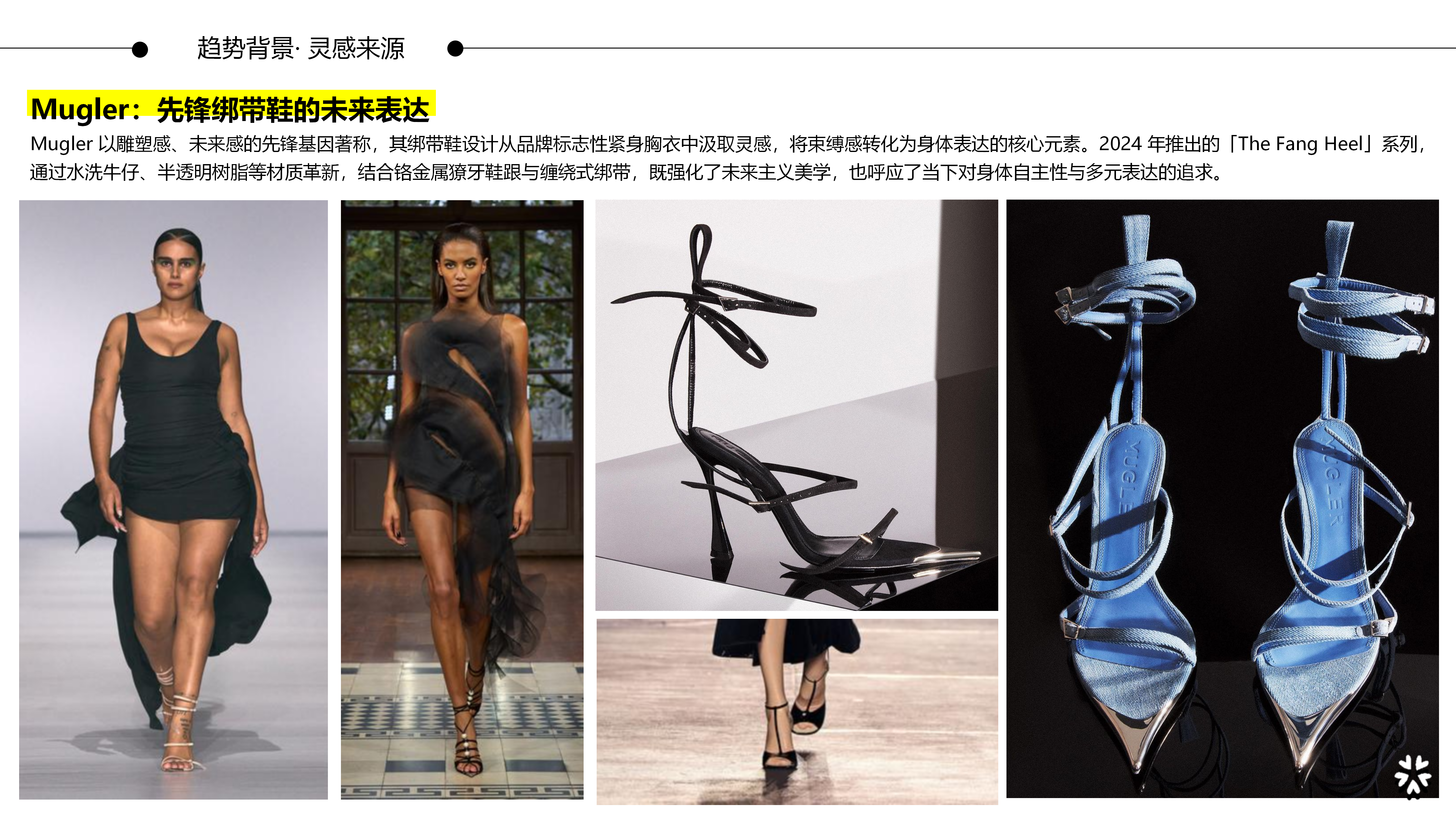 27春夏重点单品分析绑带时装鞋图片