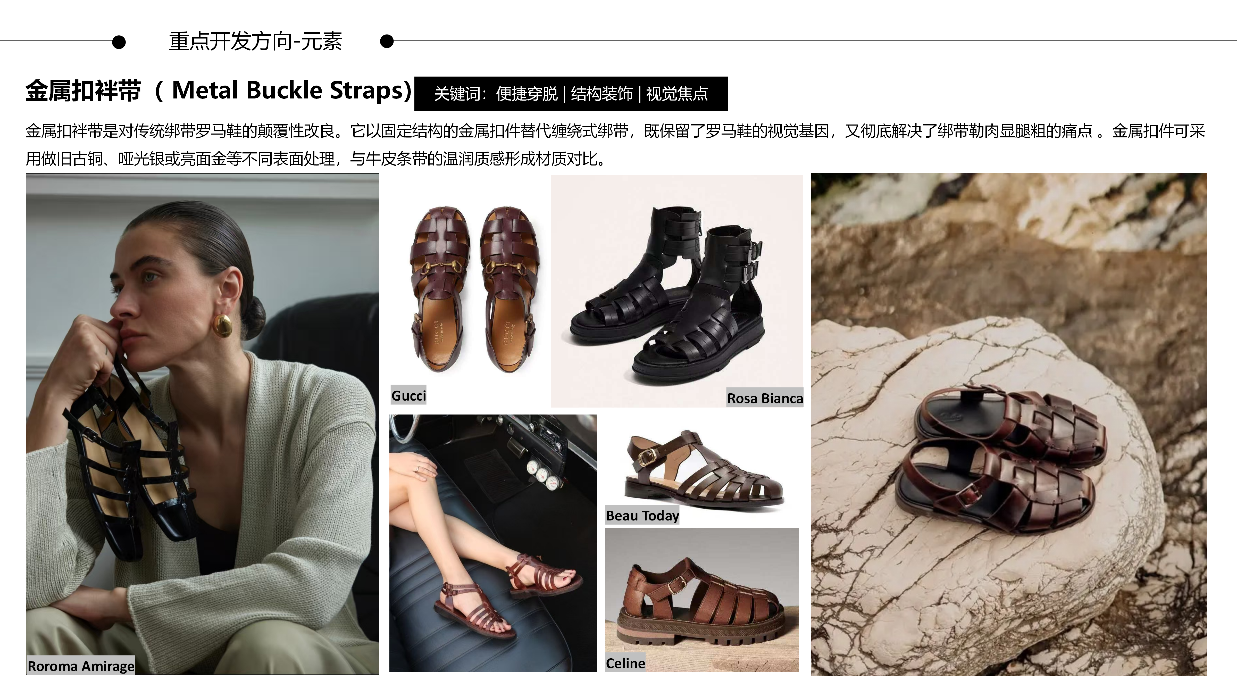 27春夏重点单品分析罗马凉鞋图片