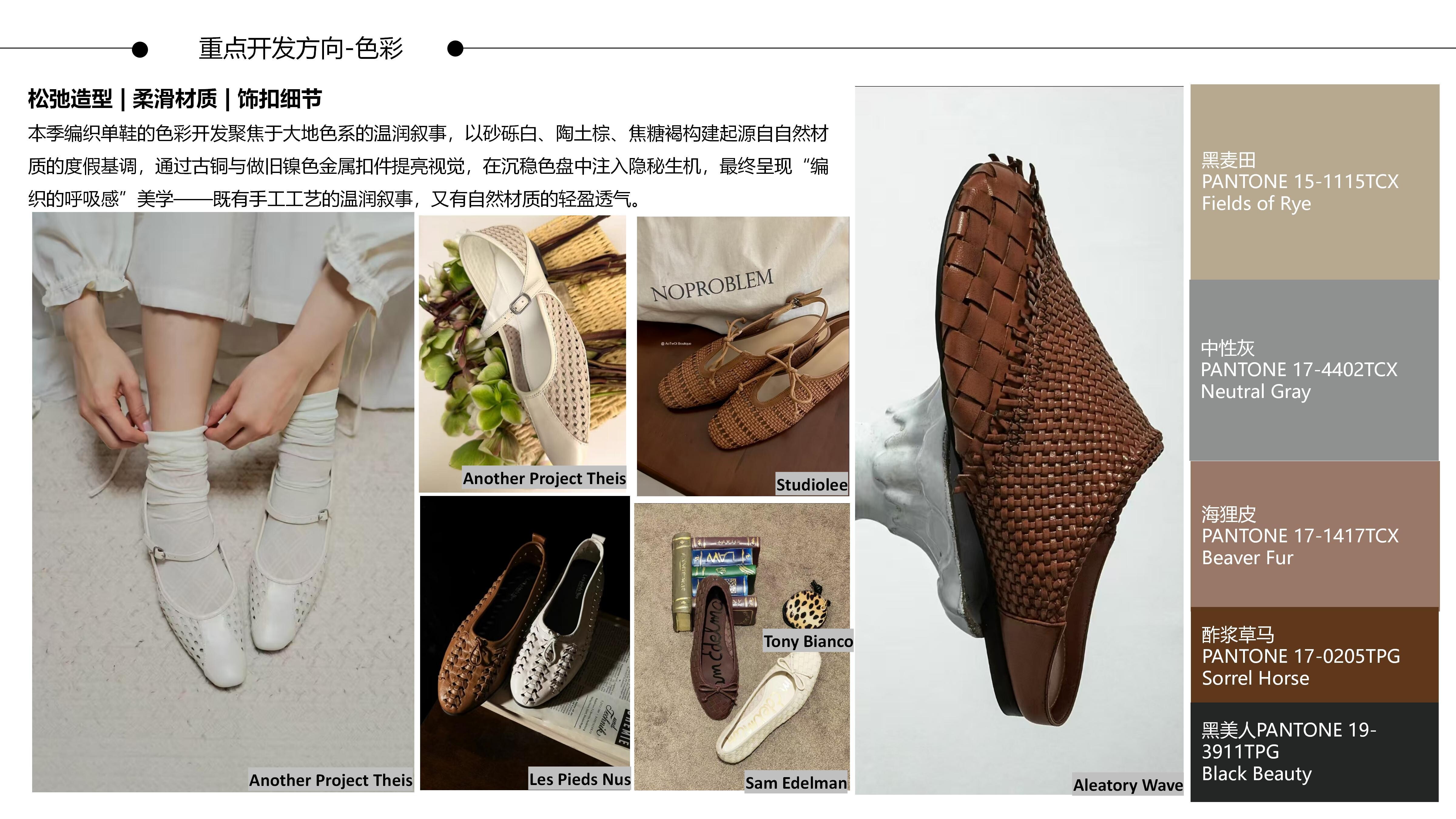 27春夏重点单品分析编织单鞋图片