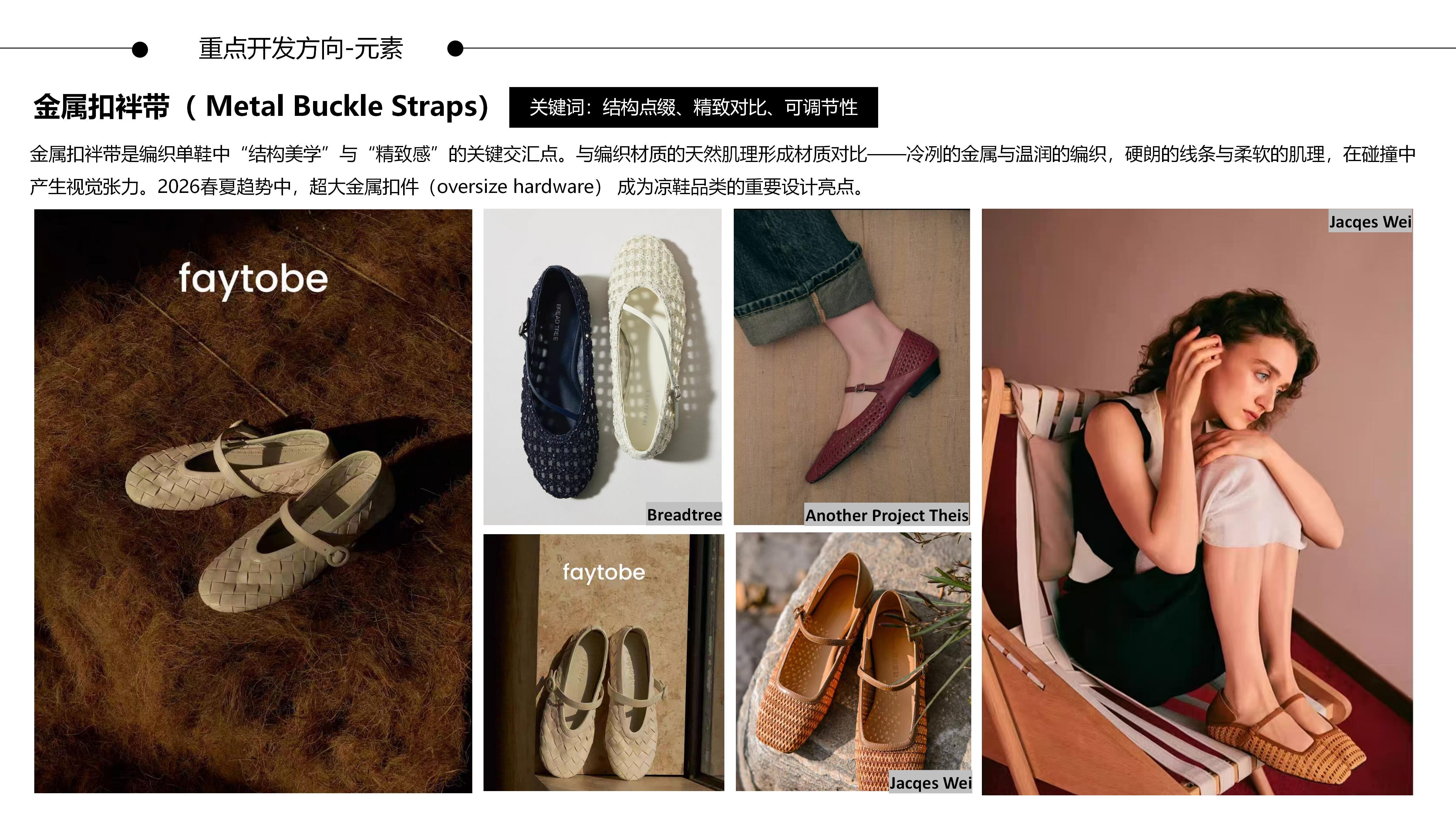 27春夏重点单品分析编织单鞋图片
