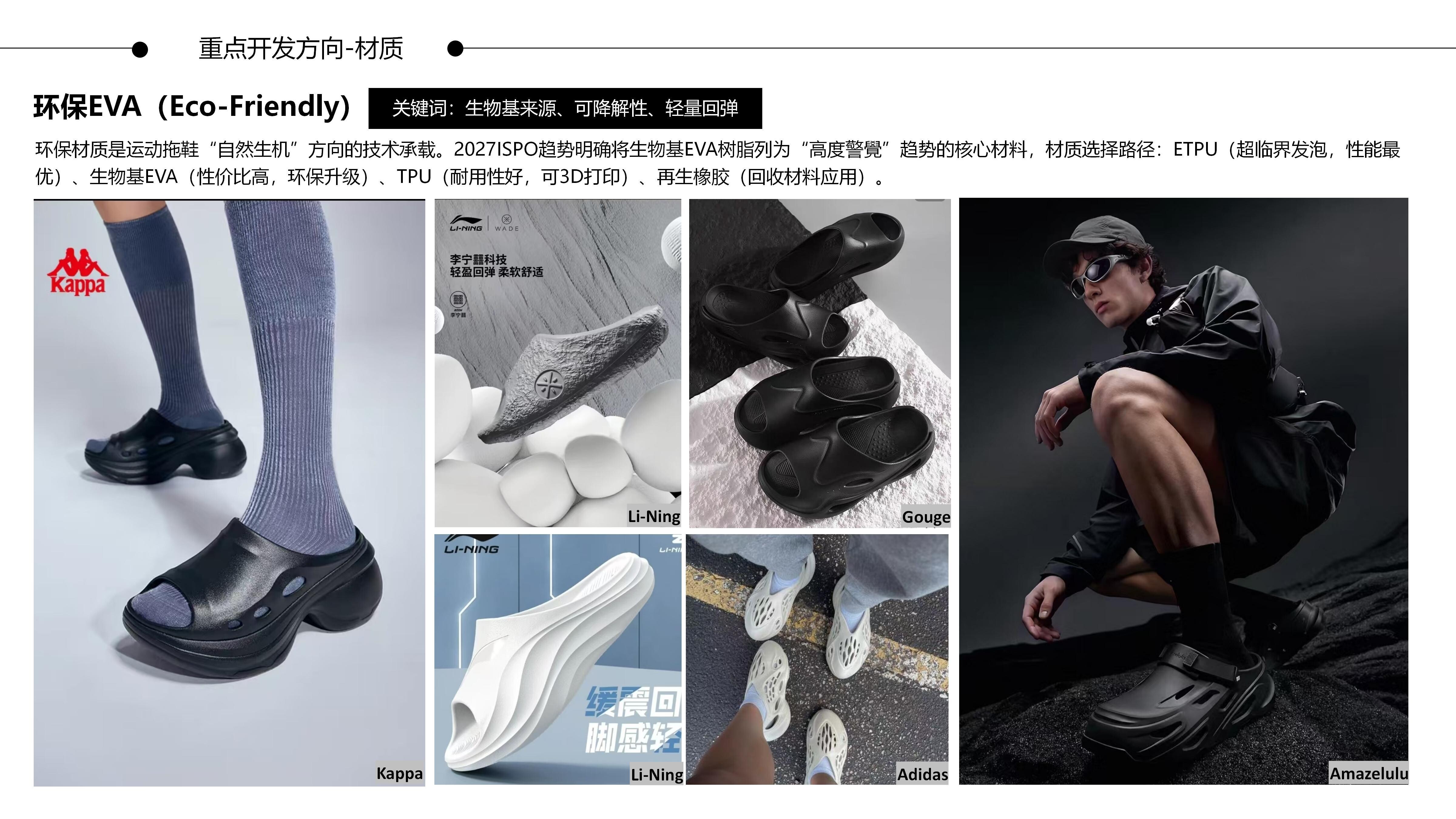 27春夏重点单品分析运动拖鞋图片
