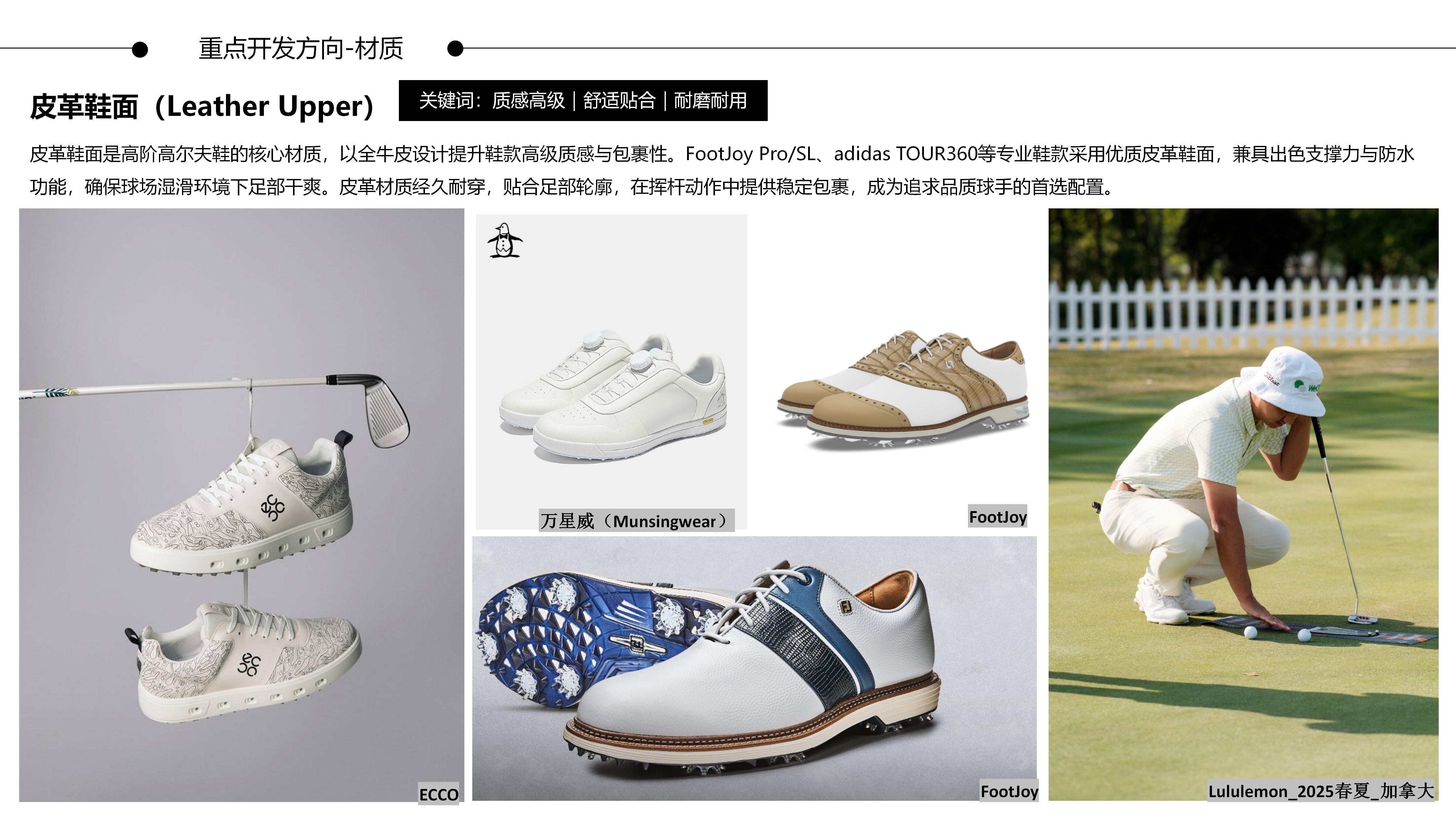 27春夏重点单品分析高尔夫鞋图片