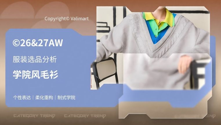 26&27AW服装选品分析-学院风毛衫