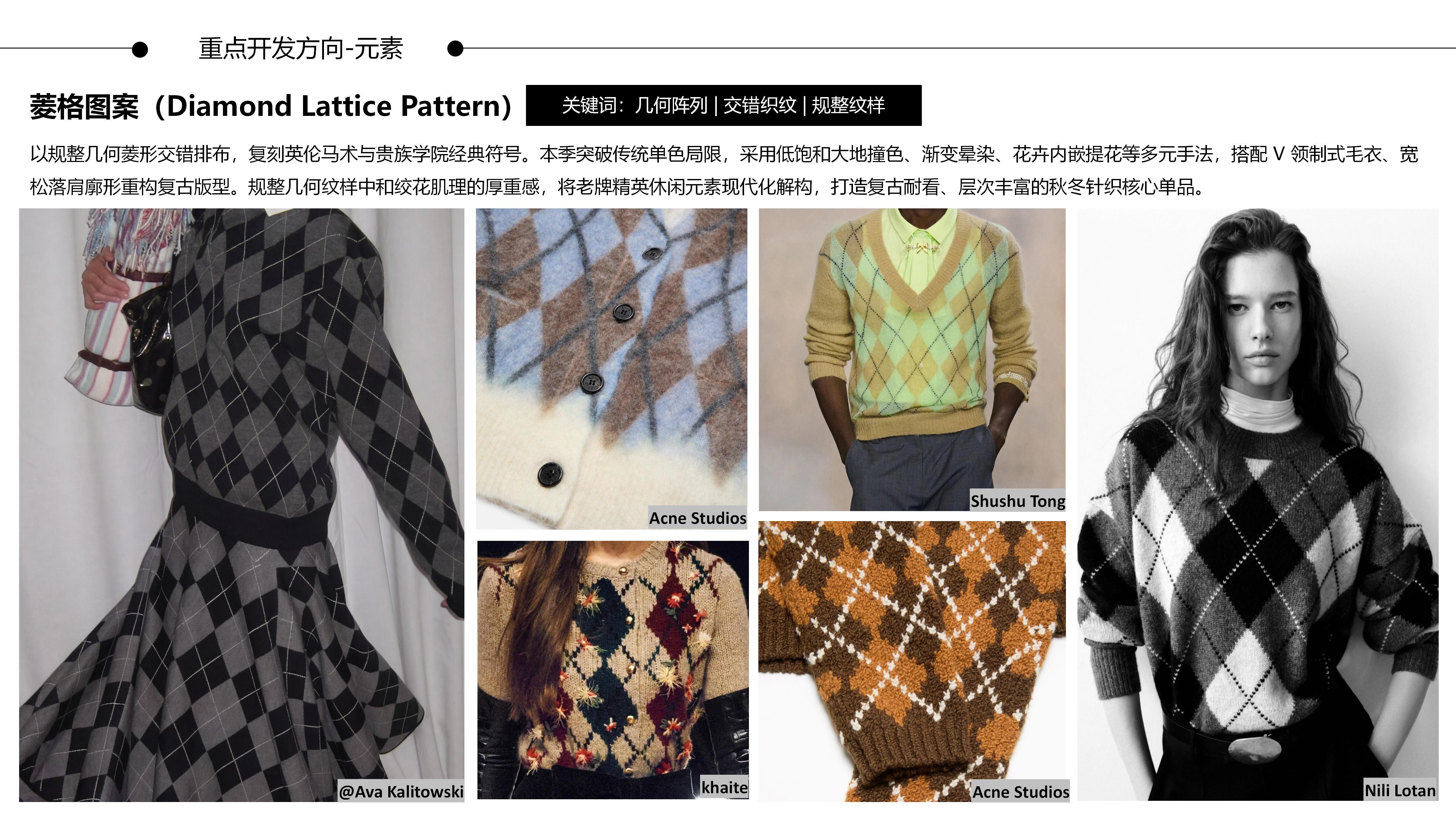 26&27AW服装选品分析-学院风毛衫图片