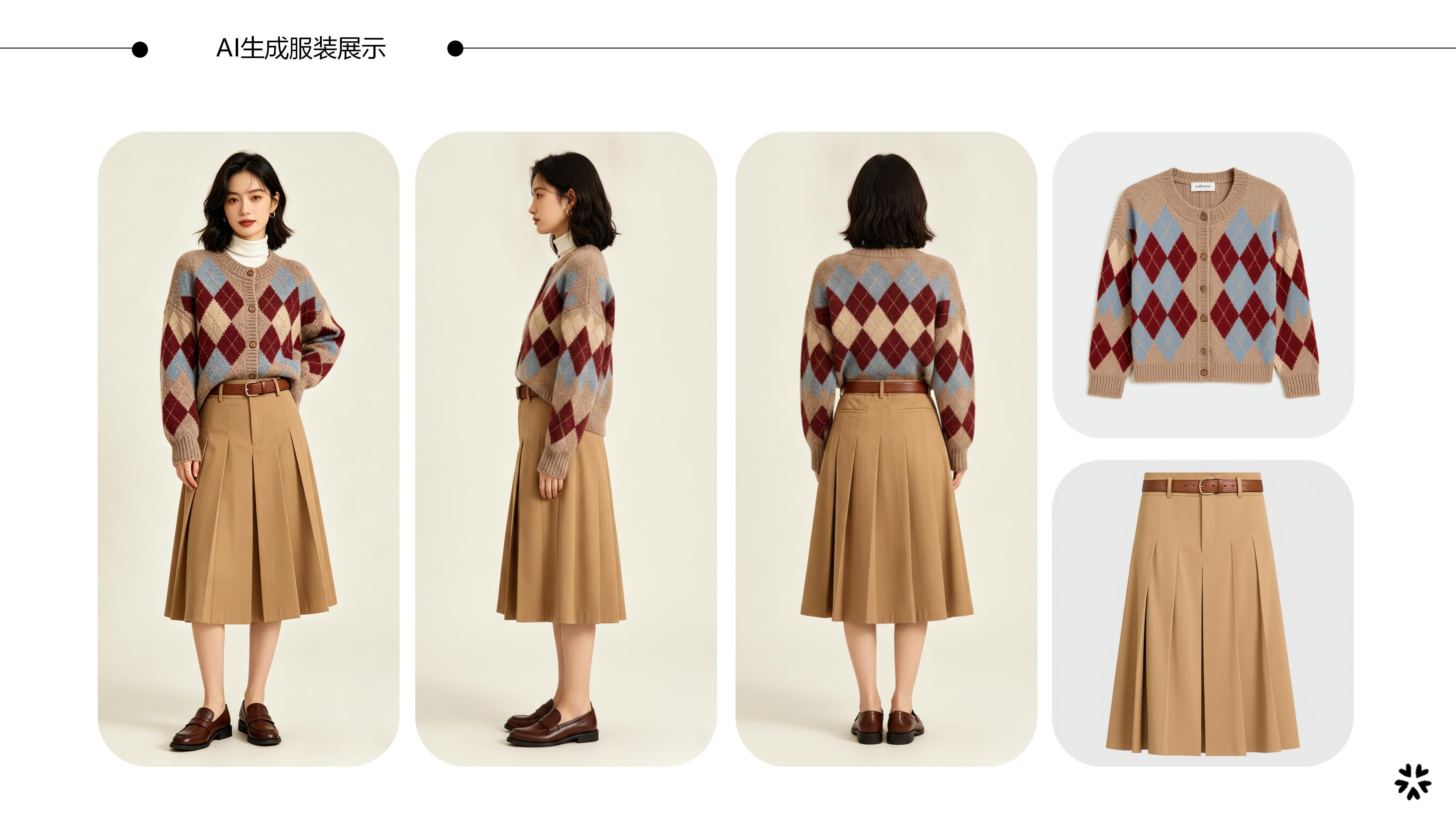 26&27AW服装选品分析-学院风毛衫图片