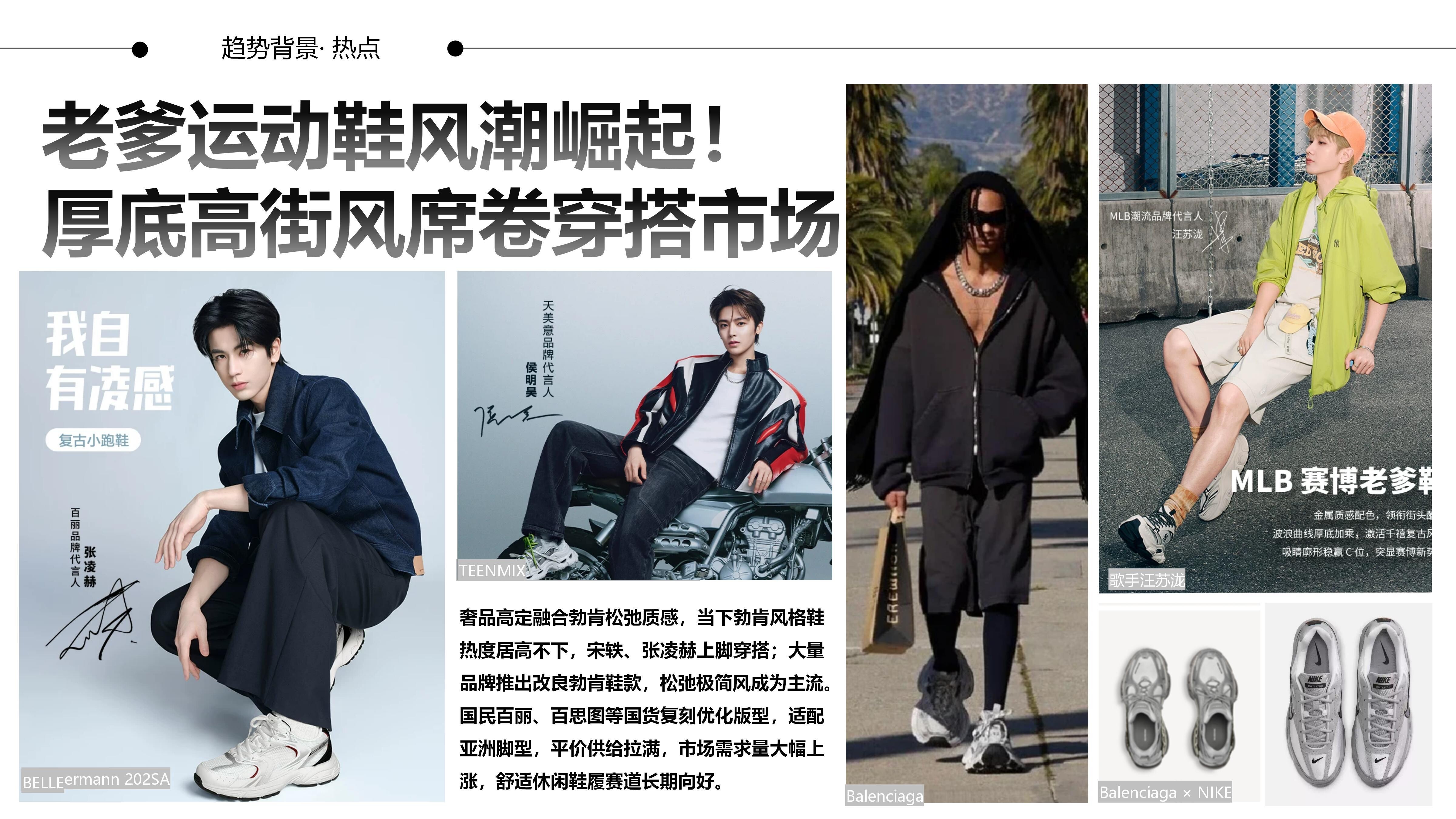 26-27AW重点单品分析-高街厚底老爹运动鞋图片