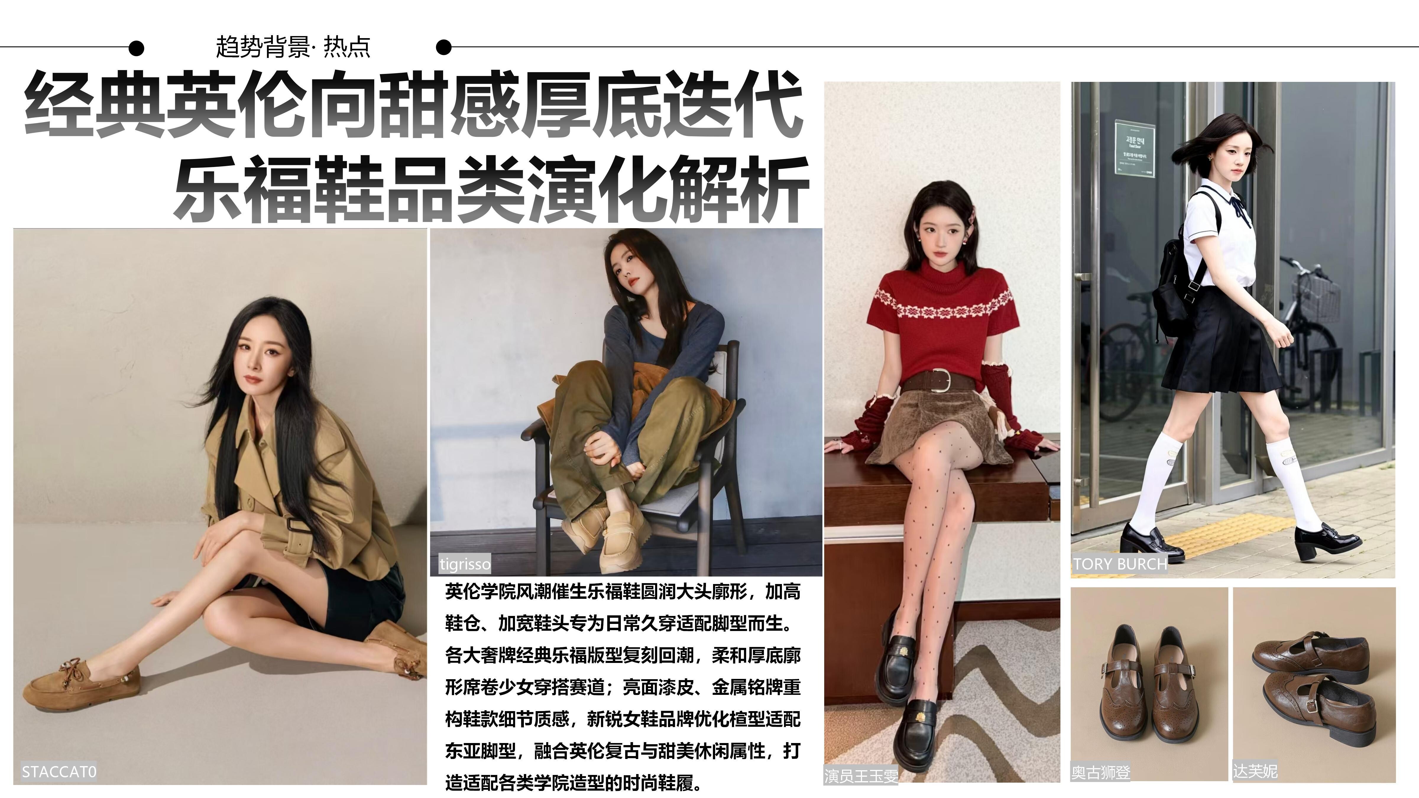26-27AW重点单品分析-甜美休闲学院厚底乐福鞋图片