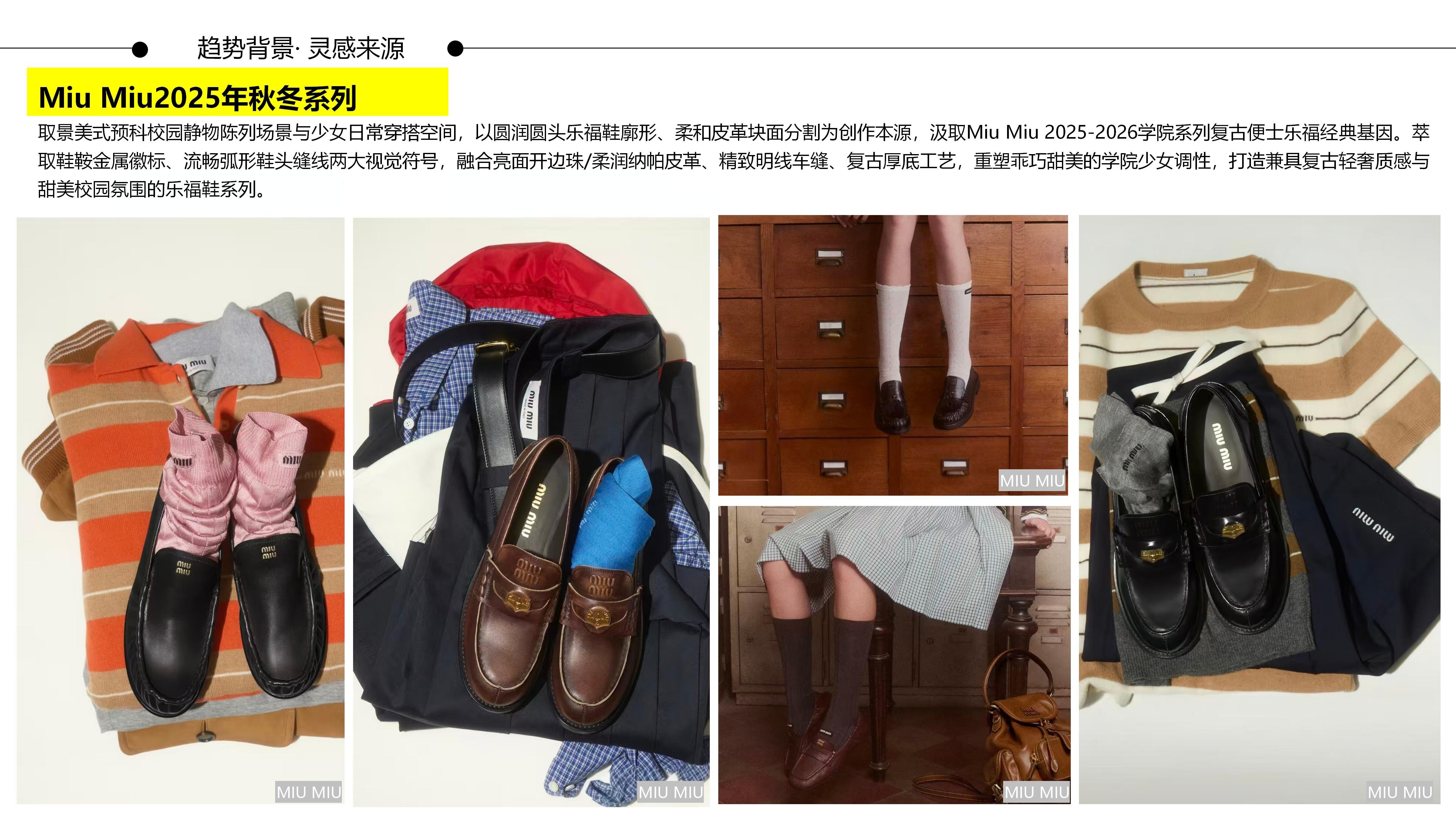 26-27AW重点单品分析-甜美休闲学院厚底乐福鞋图片
