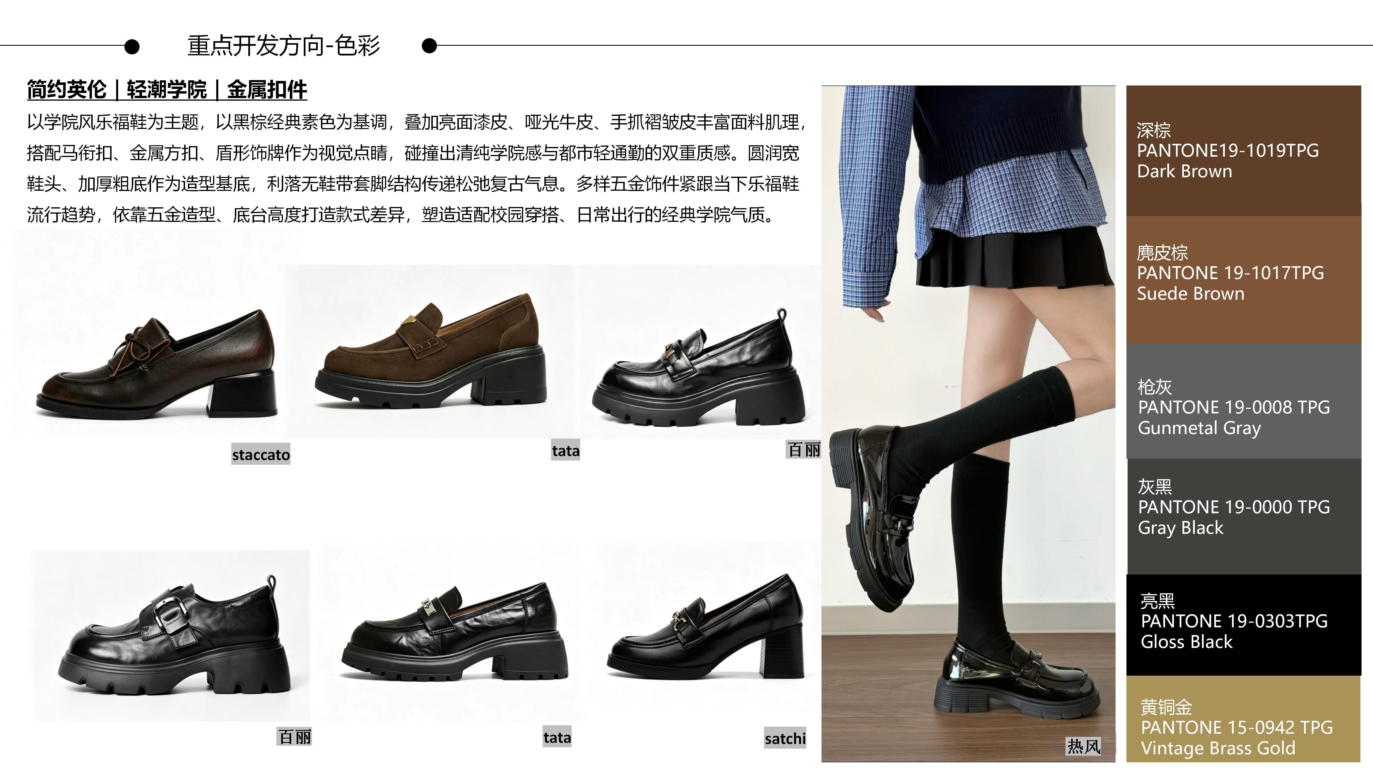 26-27AW重点单品分析-甜美休闲学院厚底乐福鞋图片