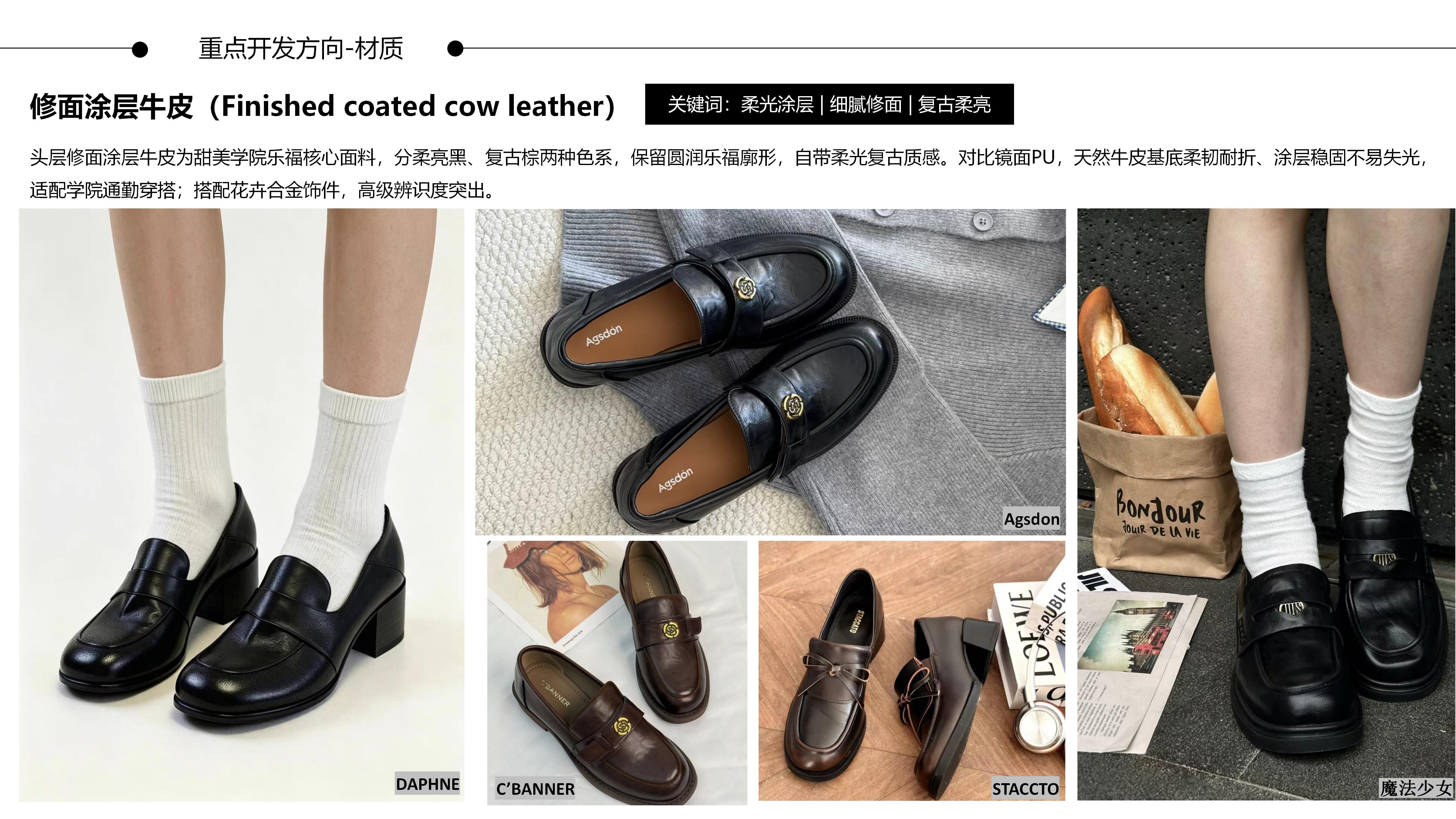 26-27AW重点单品分析-甜美休闲学院厚底乐福鞋图片