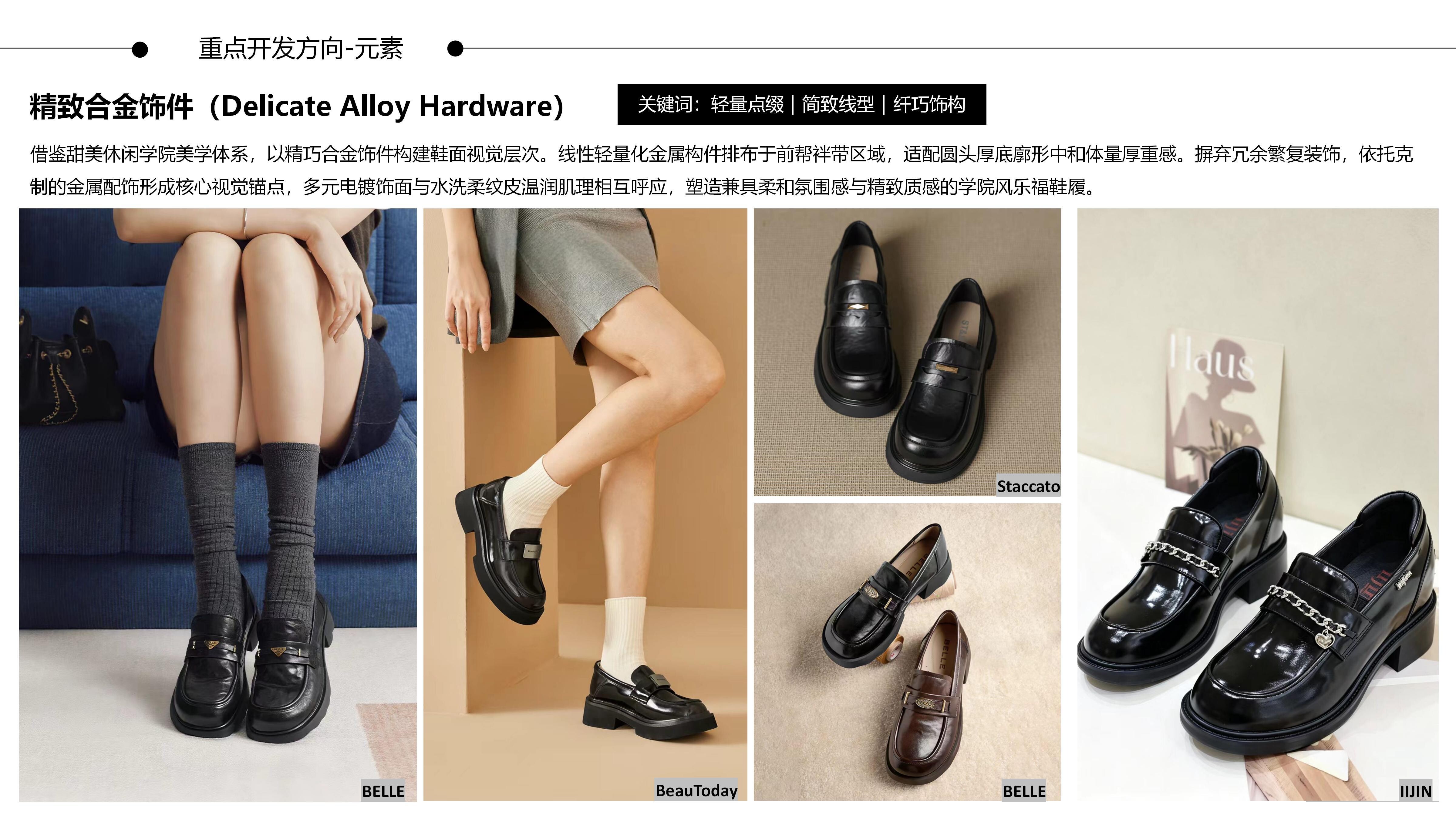 26-27AW重点单品分析-甜美休闲学院厚底乐福鞋图片