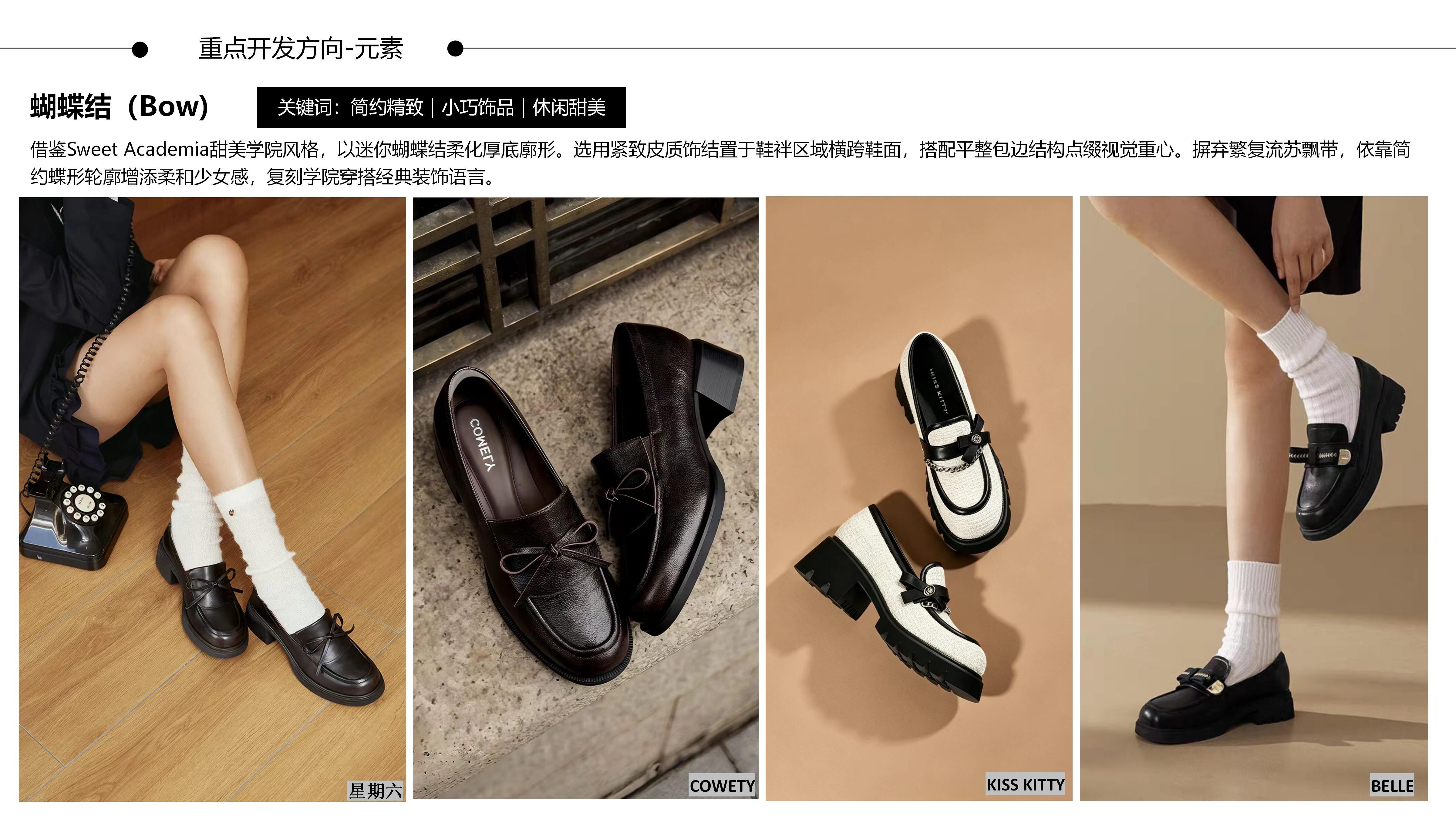 26-27AW重点单品分析-甜美休闲学院厚底乐福鞋图片