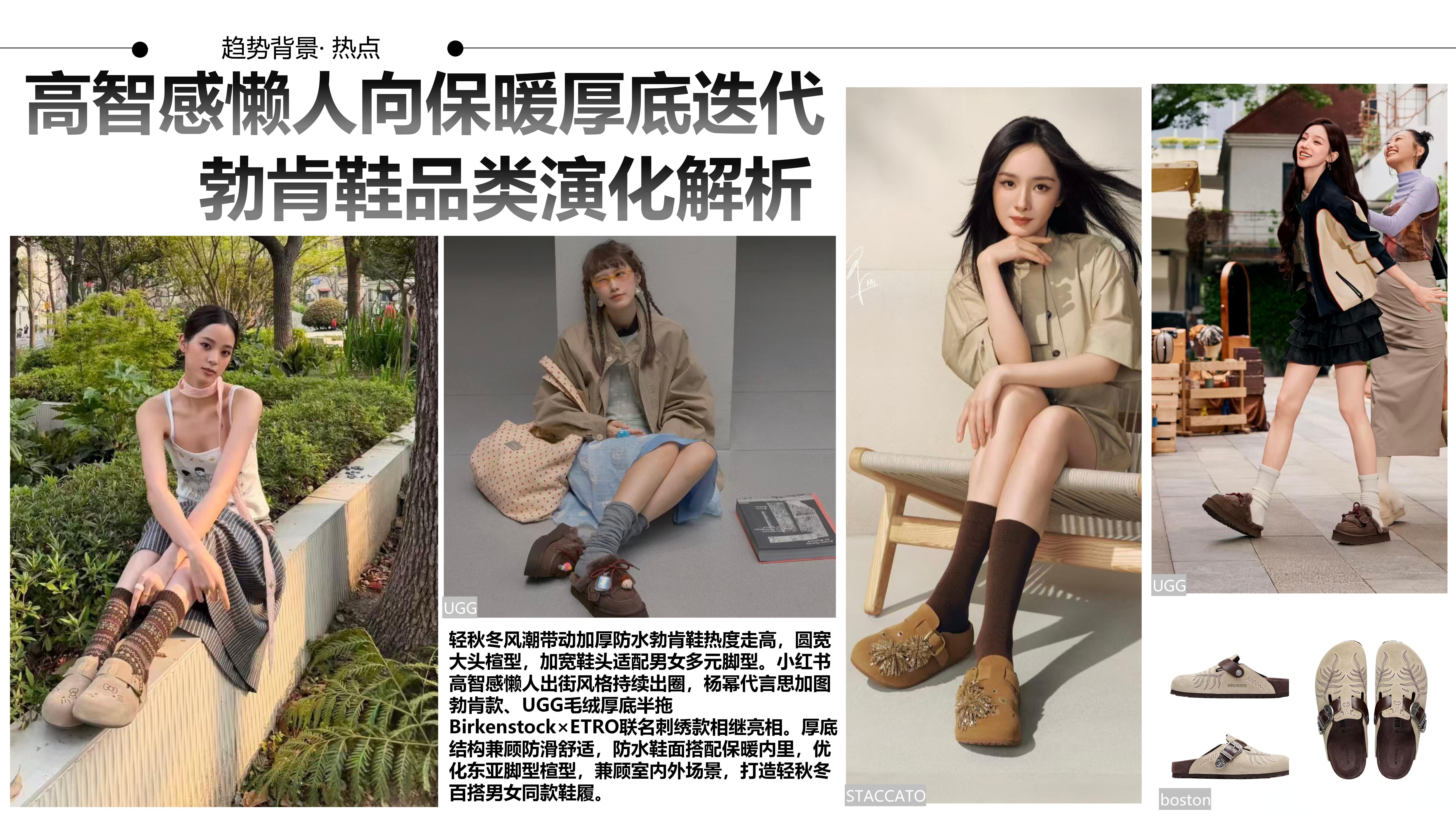 26&27AW重点单品分析-轻量化防水厚底勃肯鞋图片