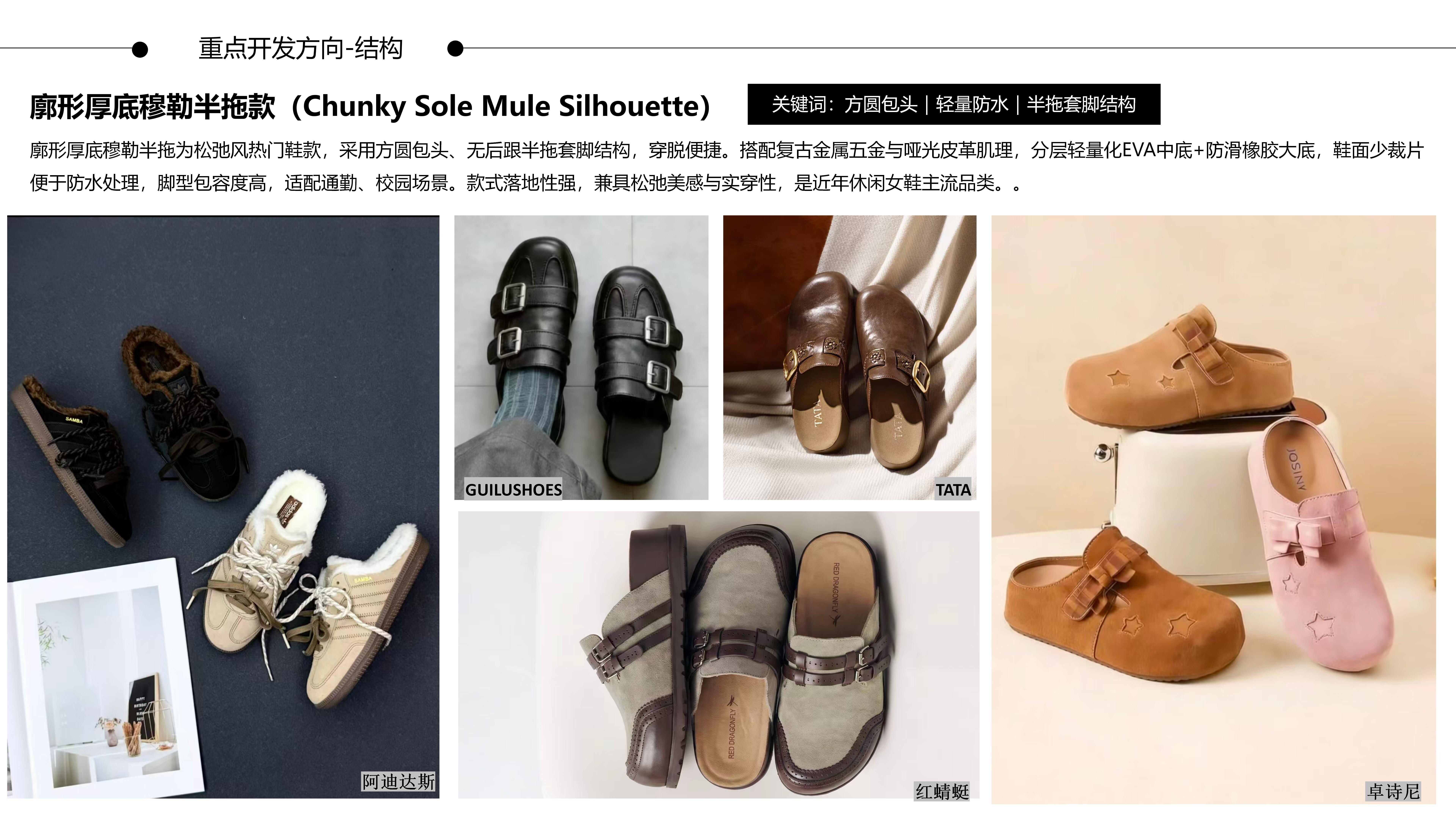 26&27AW重点单品分析-轻量化防水厚底勃肯鞋图片