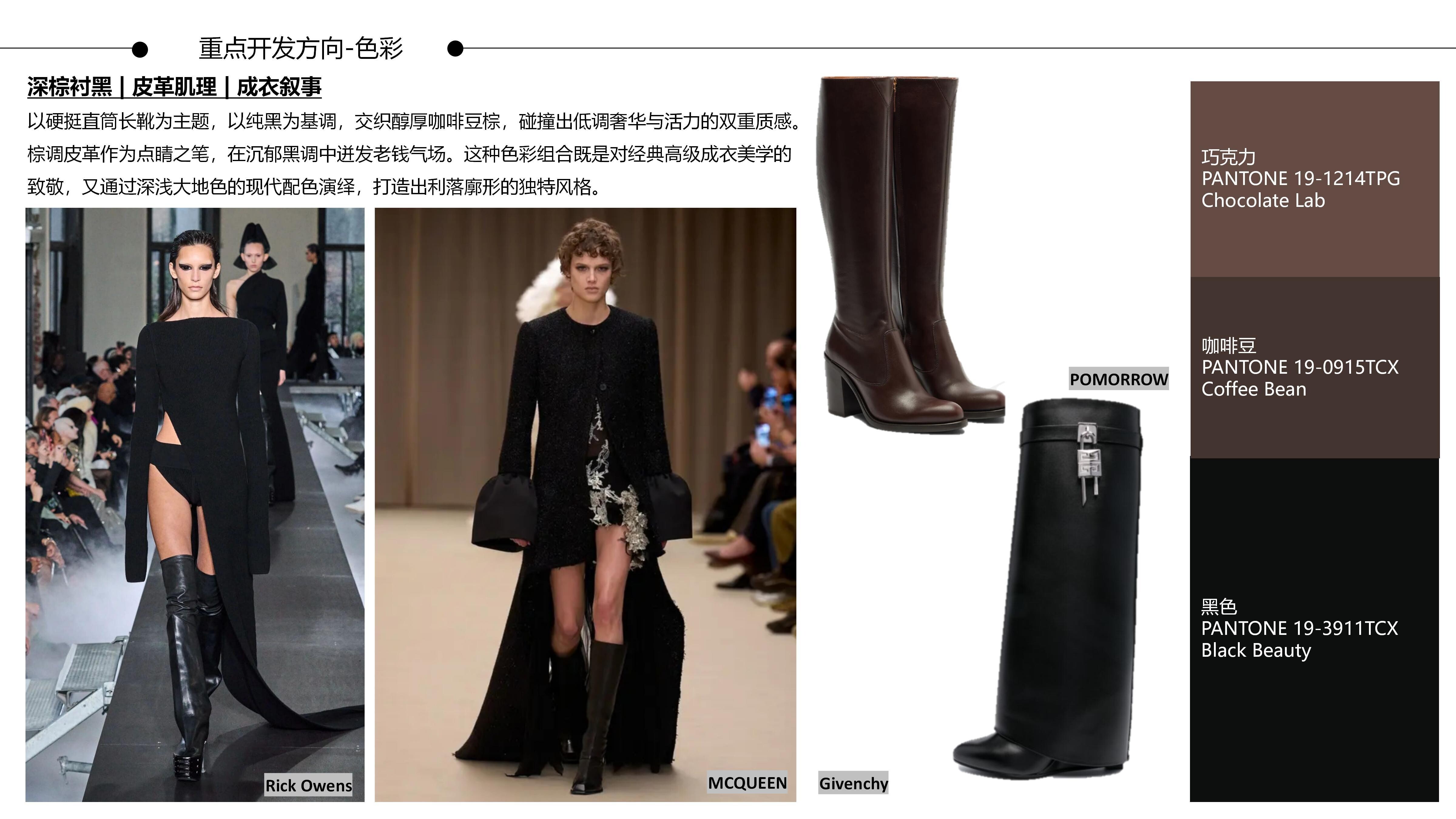 26&27AW重点单品分析-老钱风低调奢华硬挺直筒长靴图片